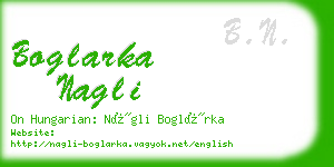 boglarka nagli business card